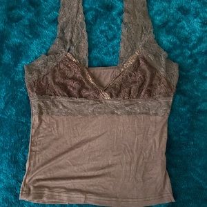 Brand new lace tank top